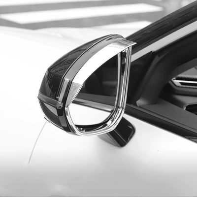 Suitable for the new 21 Rearview mirror rainproof sticker - lk01-global-version-lk05-all-inclusive-rearview-mirror-rain-eyebrow-2-pieces-silver