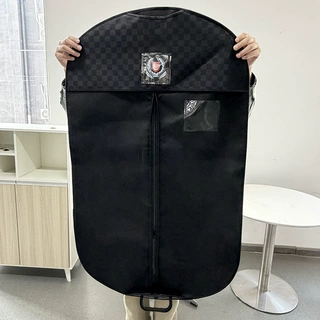 西装袋定制印logo无纺布拉链袋商务旅行西服服装包装防尘袋订制