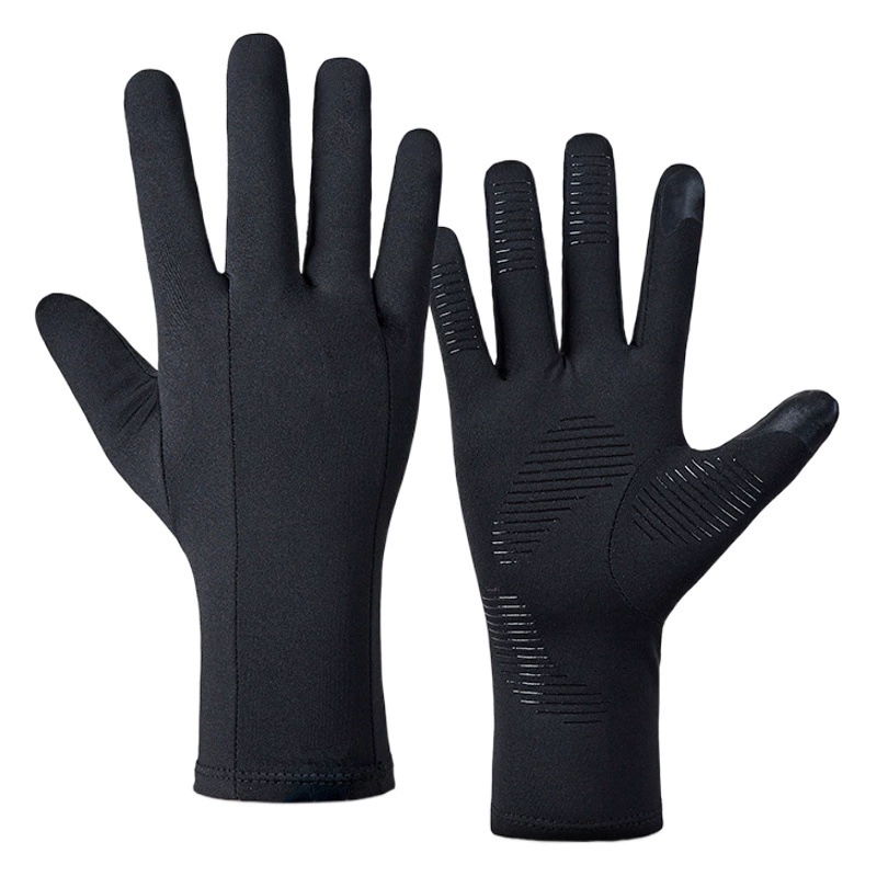 Зимние лыжные перчатки Подкладка Мужские перчатки для велоспорта на открытом воздухе Подкладка Велоспорт Сенсорный экран Нескользящие ветрозащитные теплые на флисовой подкладке