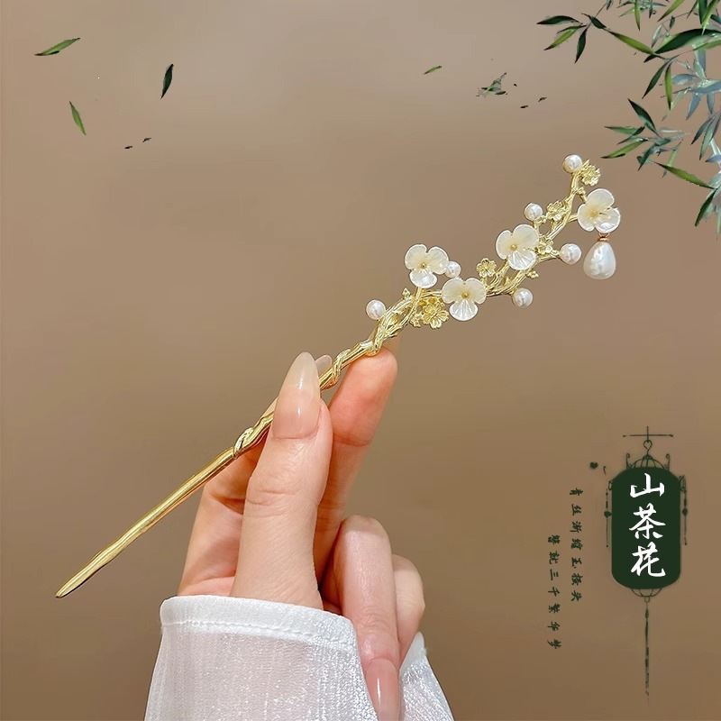 El estilo de alta sensación de miniatura caballo falda clip de cabello nuevo estilo chino tocado antiguo clip de cabello estilo nacional clip de cabello paso de cabello para mujeres image 7