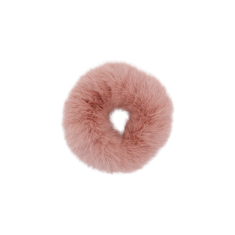 Plush Hair Ring Imitation Rabbit Fur Hair Rope Cute Sweet Head Rope Simple All-Match High Elastic Rubber Band 2022 Autumn and Winter Hair Accessories