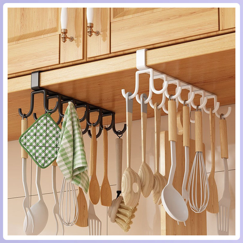 No Punching Home Kitchen Cup Rack Storage Rack Water Cup Rack Cabinet Hanger Hanging Hook Storage Rack No Punching Home Kitchen Cup Rack Storage Rack Water Cup Rack Cabinet Hanger Hanging Hook Storage Rack