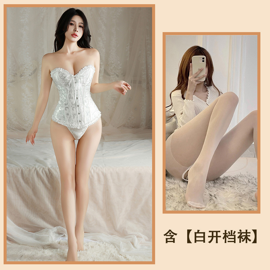 화이트 화이트 오픈 양말