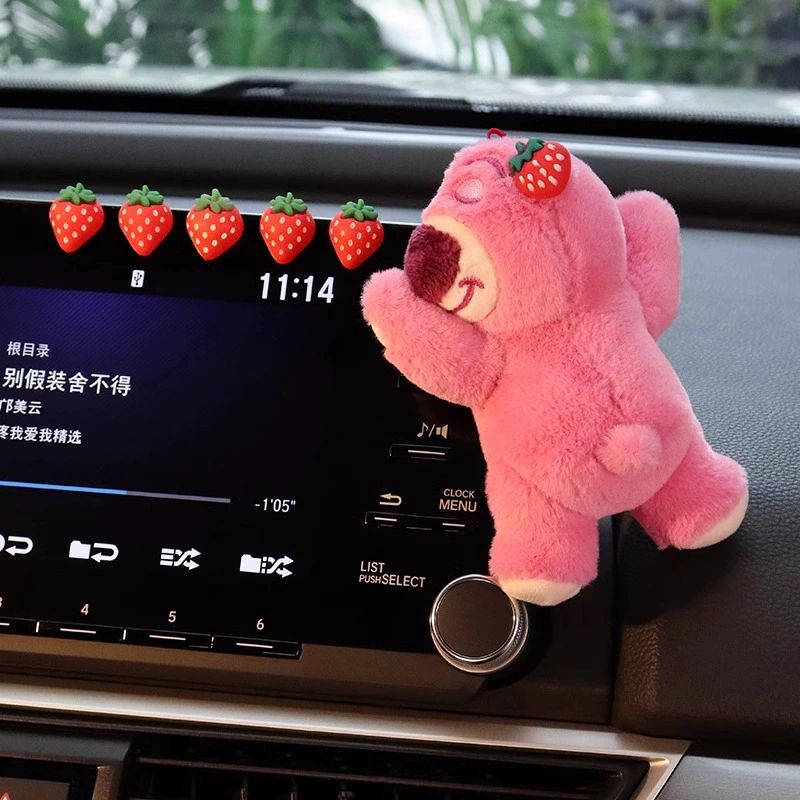 Автомобиль ювелирные украшения на центральной консоли автомобиля мультяшный медведь куклы куклы на машине Декоративные принадлежности Daquan Girl