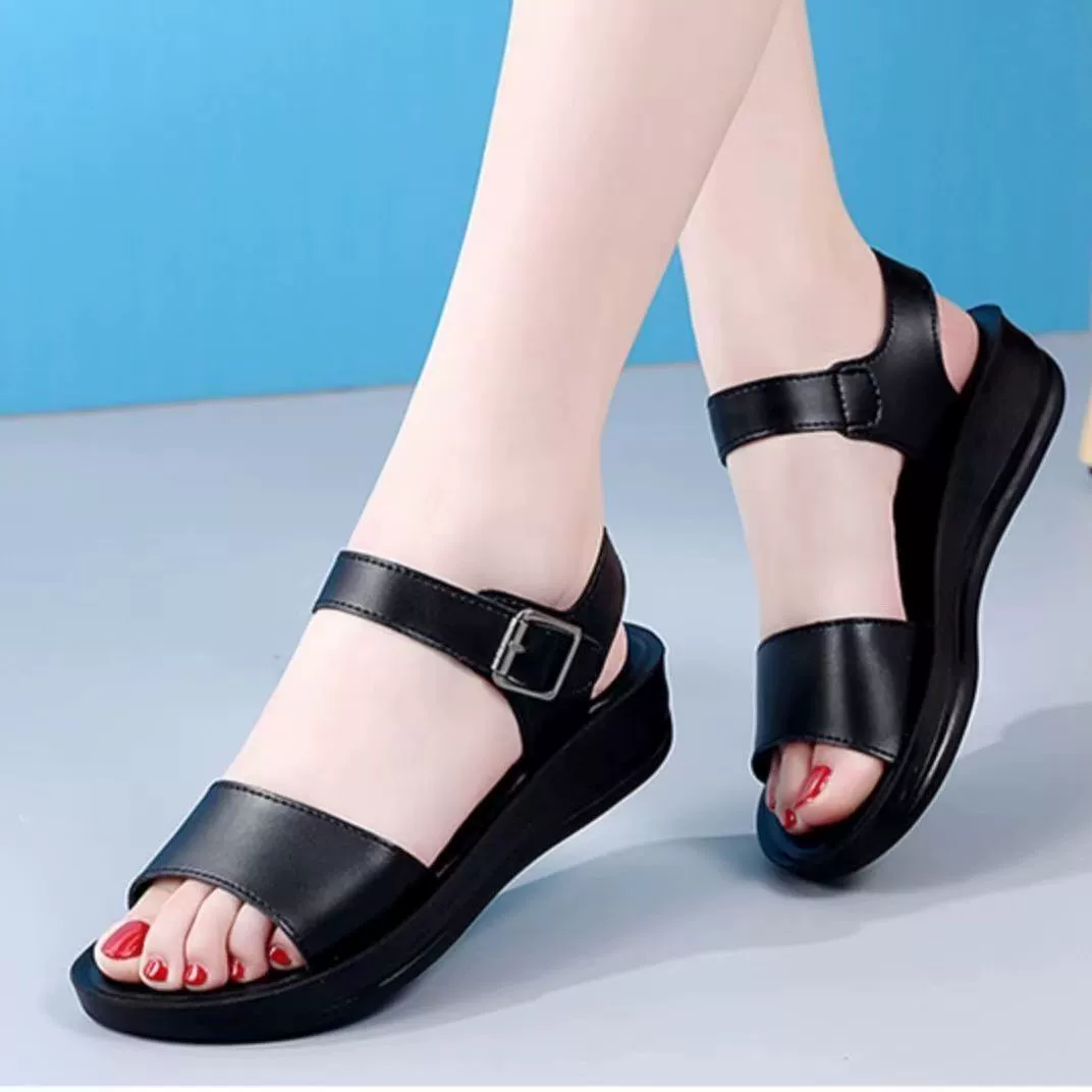 [Взрывной спот] Сандалии среднего и пожилого возраста легкие и удобные мягкие подошвы нескользящие туфли мамы с плоским дном