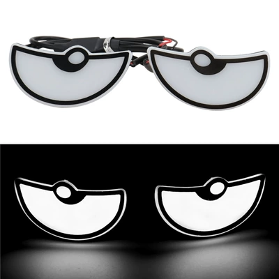 Other lights | eyes modified universal motorcycle - semicircular-lamp-white-2-piecesset