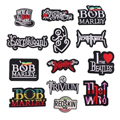 Embroidered patch with computerized stitching, trendy DIY English letter patch badge, clothing decoration, patch sticker