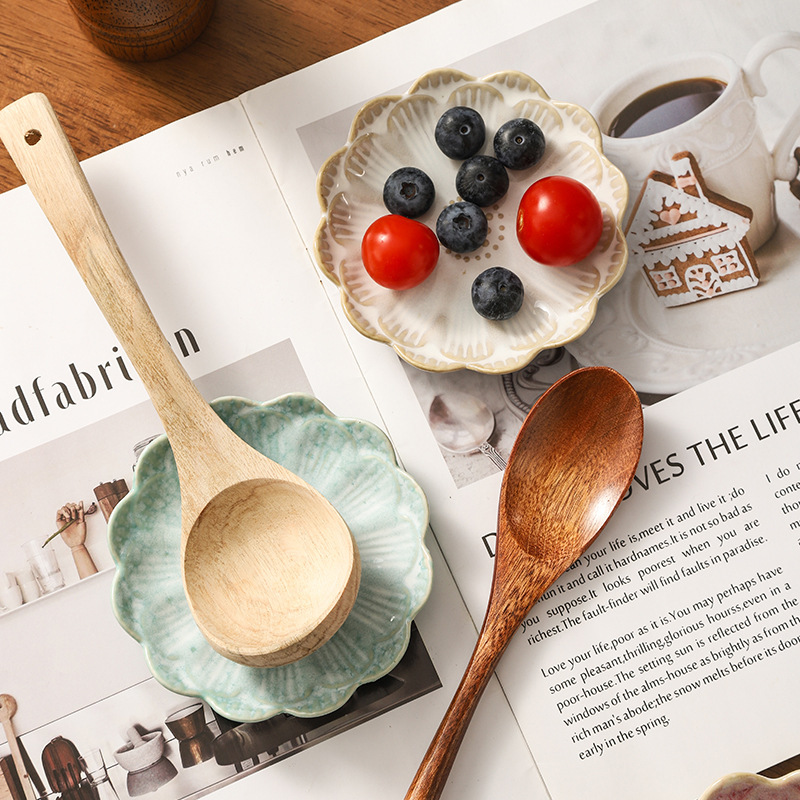 Cross-Border Personalized High-Temperature Resistant Ceramic Spoon and Dish Set for Home and Restaurant Creative Buffet Tableware Ceramic Dish and Spoon Holder Cross-Border Personalized High-Temperature Resistant Ceramic Spoon and Dish Set for Home and Restaurant Creative Buffet Tableware Ceramic Dish and Spoon Holder