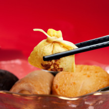 玖嘉久关东煮食材麻辣烫串罗森冷冻商用批发鱼籽福袋鲜虾福袋