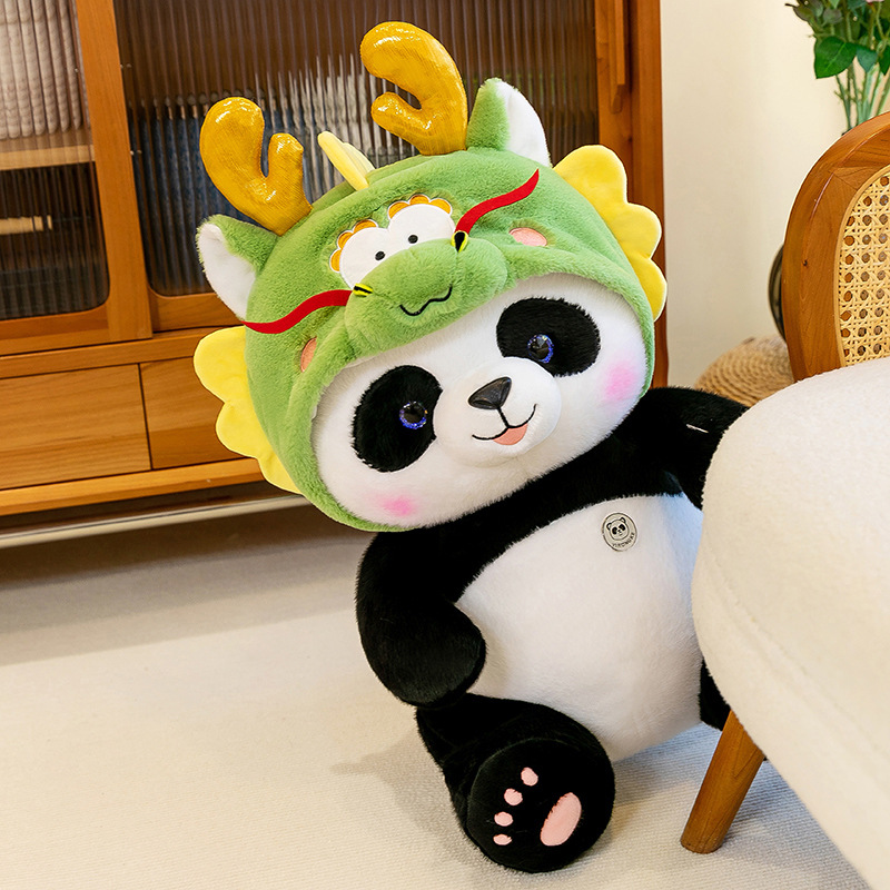 Panda muñeca de peluche juguete nacional tesoro simulación pequeña panda muñeca pequeño tamaño colgante Ragdoll niños regalo de cumpleaños