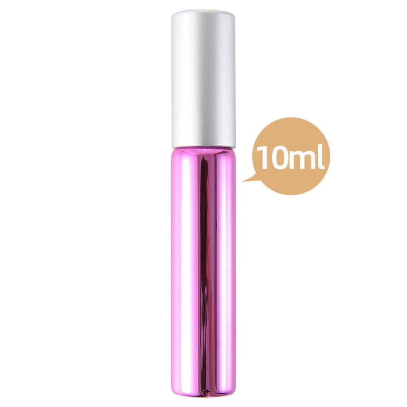 Botella de aceite esencial 10mlUV botella vacía pequeña botella de bola de rodillo portátil Maquillaje Hidratante viaje sub-botella portátil en stock