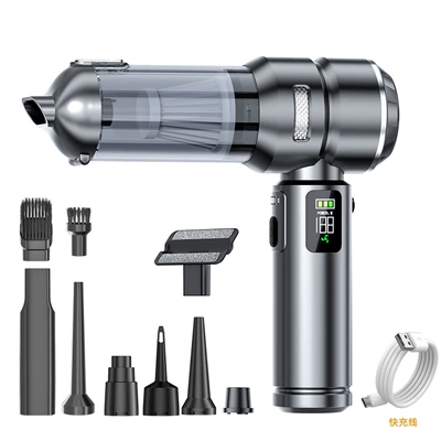 Tozsoranlar Cleaner with Powerful Wireless - silver-grayfast-charging-version-brushless-motor-vacuum-cleanerone-click-dust-dump-compartment3-sections2000mah