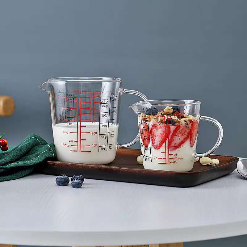 Hogar creativo desayuno taza moda gran vientre taza de vidrio borosilicato cocina gran tamaño pequeño leche desayuno taza