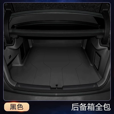 Dustproof, Car Interior Accessories, Environmentally – Trunk Mat - black-full-coverage-style-toyota-platinum-7