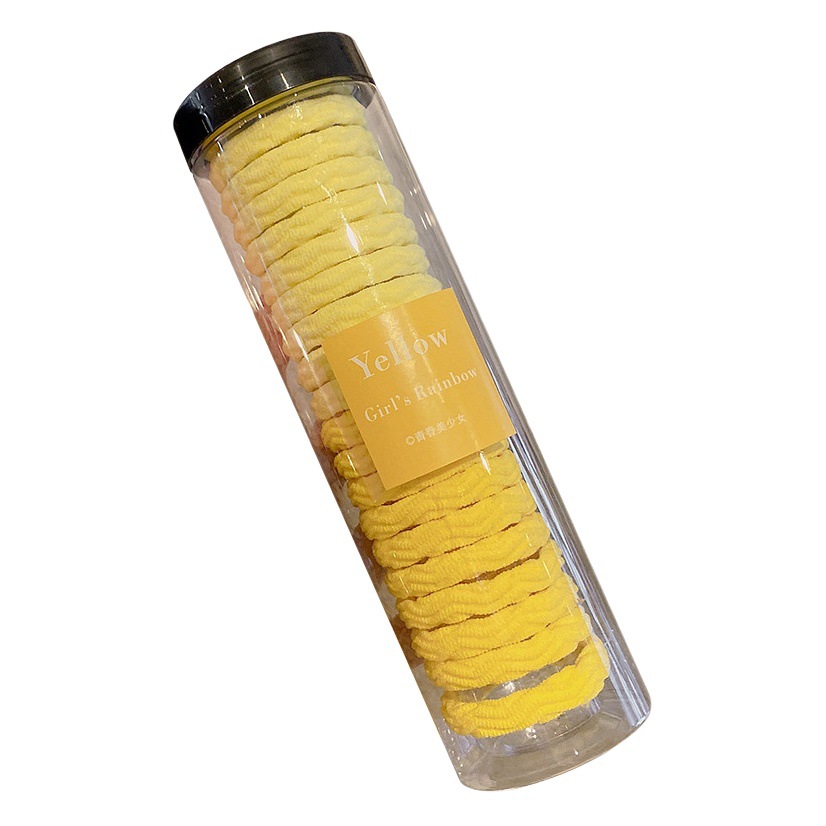 Cuerda de pelo simple banda de goma corbata de pelo femenina alta elástica duradera corbata de pelo tocado cuerda de pelo cubierta de cuero banda de pelo negro verano