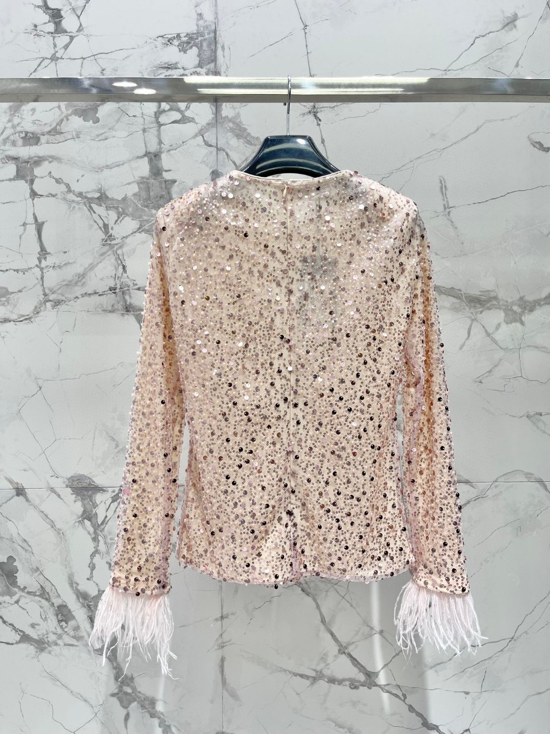 Retro removable bag, shoulder pads, long-sleeve