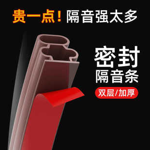 Self-Adhesive Anti-Theft Door Seal Strip for Door Frames and Gaps, Soundproof, Windproof, Dustproof, and Thermal Insulation for Entrance Doors, Anti-Collision Strip for Entry Doors