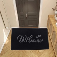 welcome地垫亚马逊跨境爆款PVC入户进门垫加厚丝圈防滑垫商用地毯