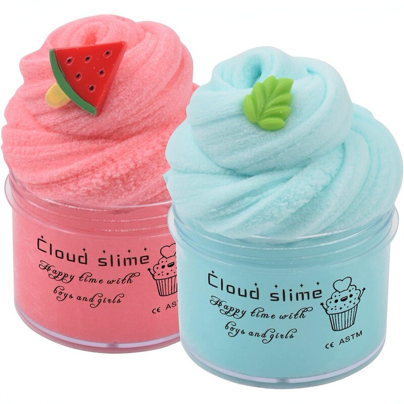 Cross-border slime silk mud fruit peach slime butter slime cloud mud cotton mud thousand silk mud