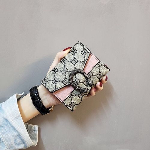 New wallet for women, Korean version, short, three-fold coin purse for female students, fashionable mini small wallet, multi-card slot card holder for women