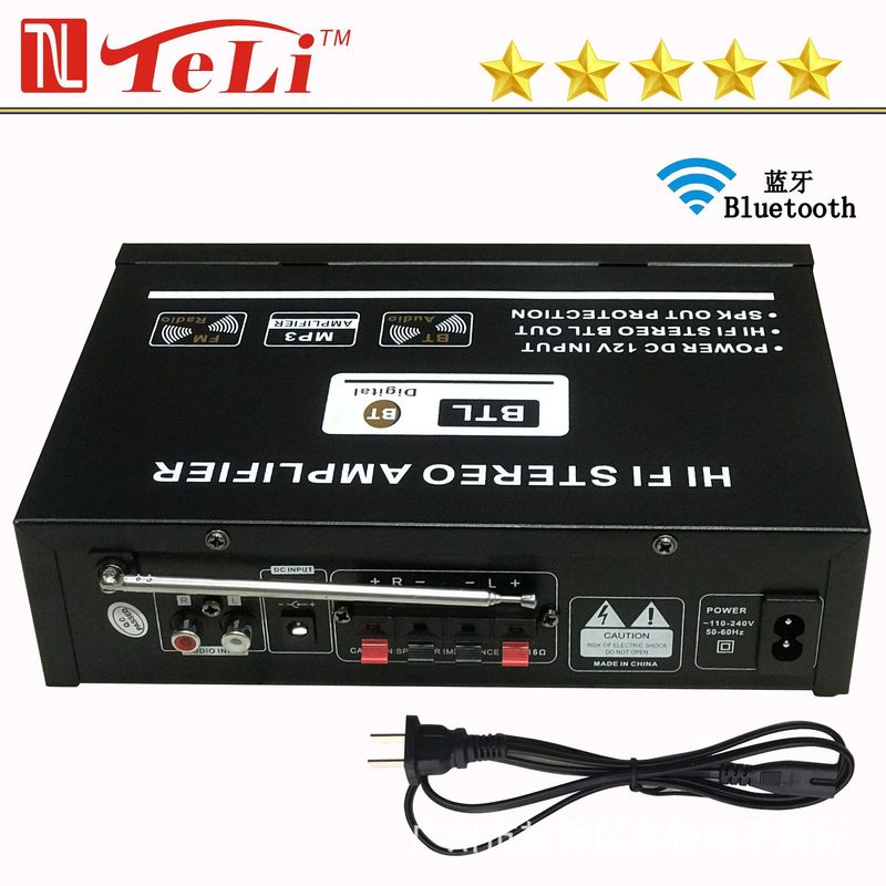 智能跨境热卖数字大功率功放机110V-220V、12V蓝牙，U盘，收音机|undefined