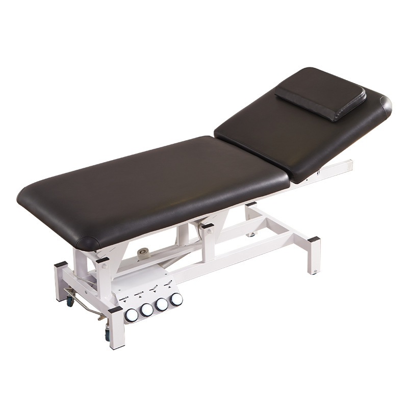 Cama de belleza de látex de madera maciza eléctrica salón de belleza especial de alto grado de pestañas tatuaje bordado cama terapia de masaje cama de masaje con agujero