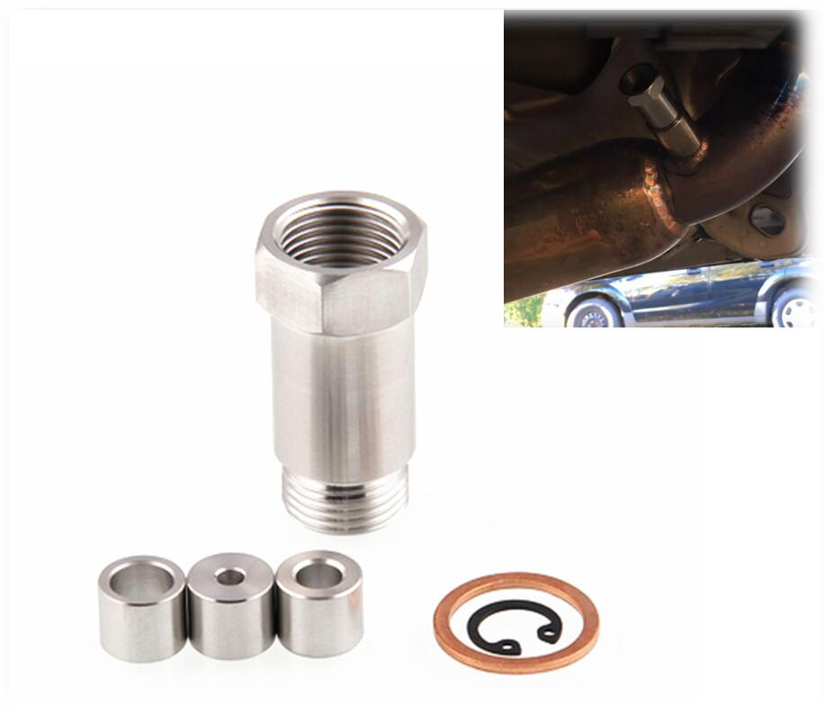 Accesorios de modificación de automóviles, adaptador de tubo de extensión, rosca de sensor M18X1.5, adaptador de rosca AN NPT