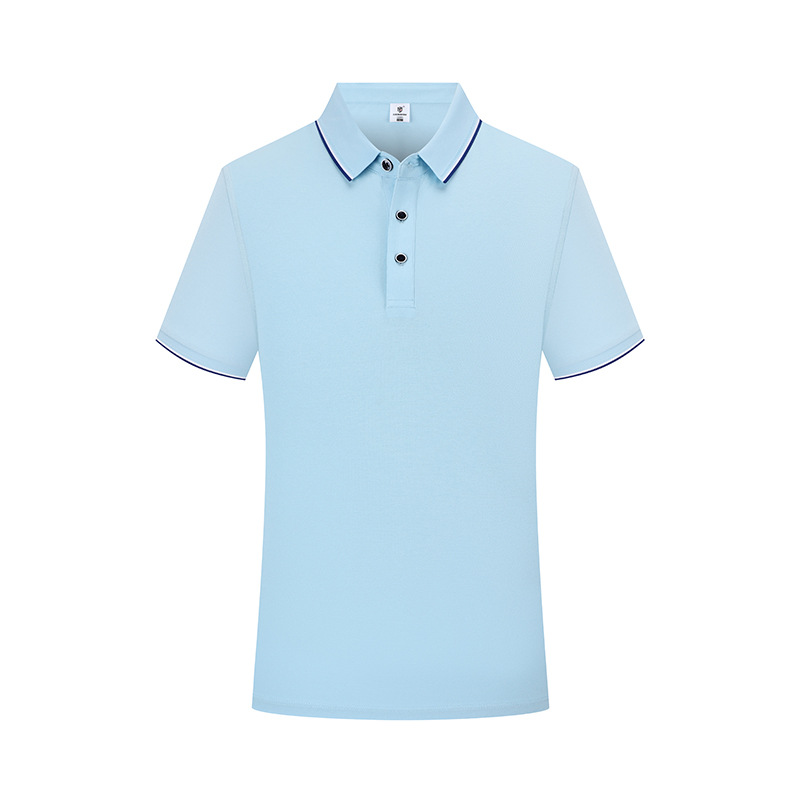 200g de algodón con cuentas de iones de hielo, camisa POLO, ropa de fábrica de alta gama personalizada, camisa de herramientas corporativa, logotipo de impresión personalizado