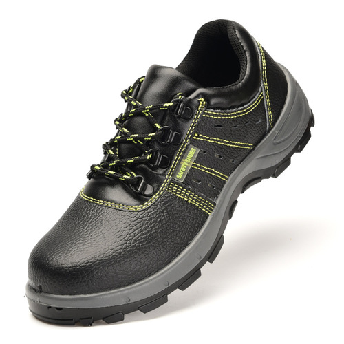 Summer breathable labor protection shoes men's steel toe caps anti-smash and anti-puncture safety protective work shoes saftey shoes