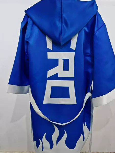 Men's and Women's New Sanda Muay Thai Boxing Appearance Boxing Robe Hooded Adult Boxing Cloak Boxing Cloak Boxing Robe
