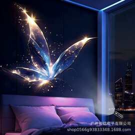 新款跨境星空灯 月球灯卧室创意led小夜灯Logo投影灯网红背景灯