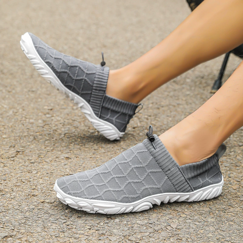 2025 Cross border 47 Large Size Imported Outdoor Travel Men's Low Top Shoes for Men's Flying Mesh and Sticky Casual Men's Shoes