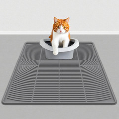 跨境新款宠物垫硅胶猫砂垫猫咪蹭脚垫防漏猫砂垫易清洁宠物防水垫