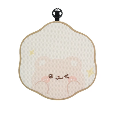 Seat cushion, seat cover, Universal for All Seasons, High-End - honeycomb-star-bear-seat-cushion-front-row