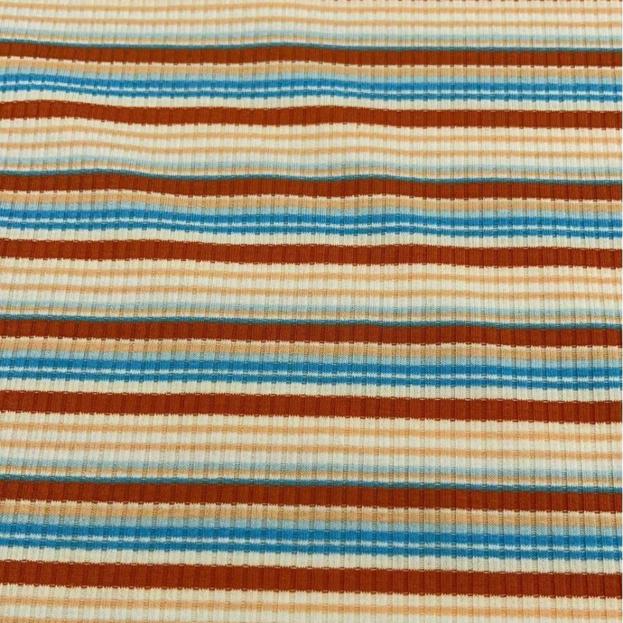 厂家新品 TR色织罗纹 撞色设计 春夏打底衫裤子连衣裙针织面料定