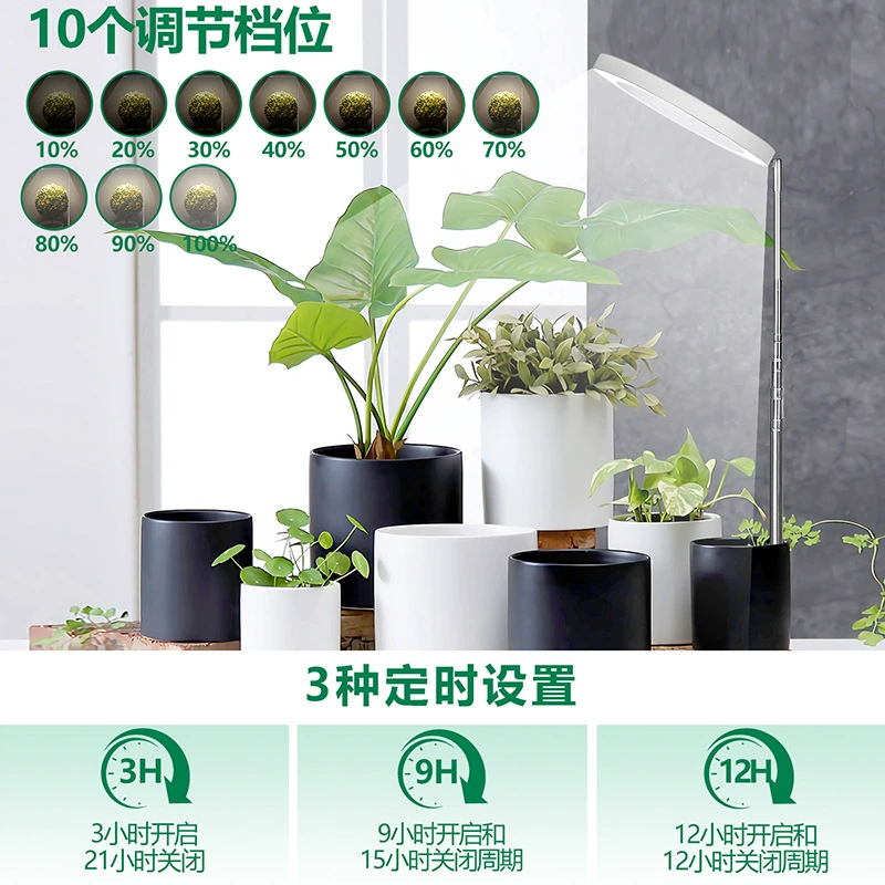 LED растительная лампа для помещений солнечная, заполняющий свет, огни, комфортный световой спектр