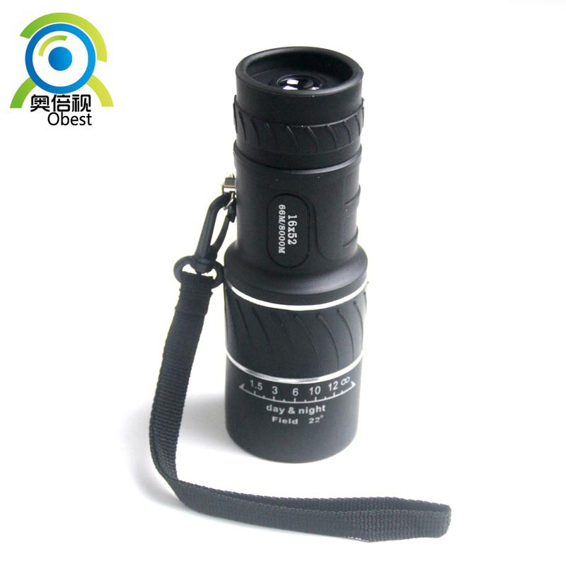 望远镜批发16X52高倍超清双调 单筒望远镜 户外望远镜高清