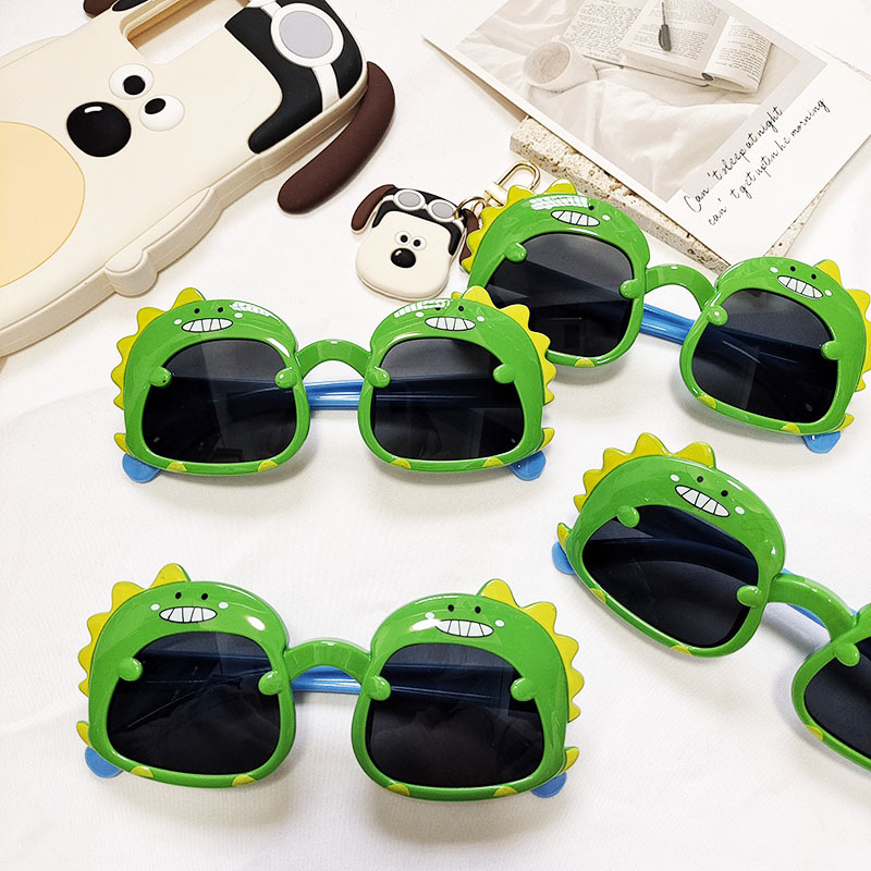 Mignon Dinosaure Ca Cadre Ovale Plein Cadre Enfants Lunettes De Soleil display picture 5