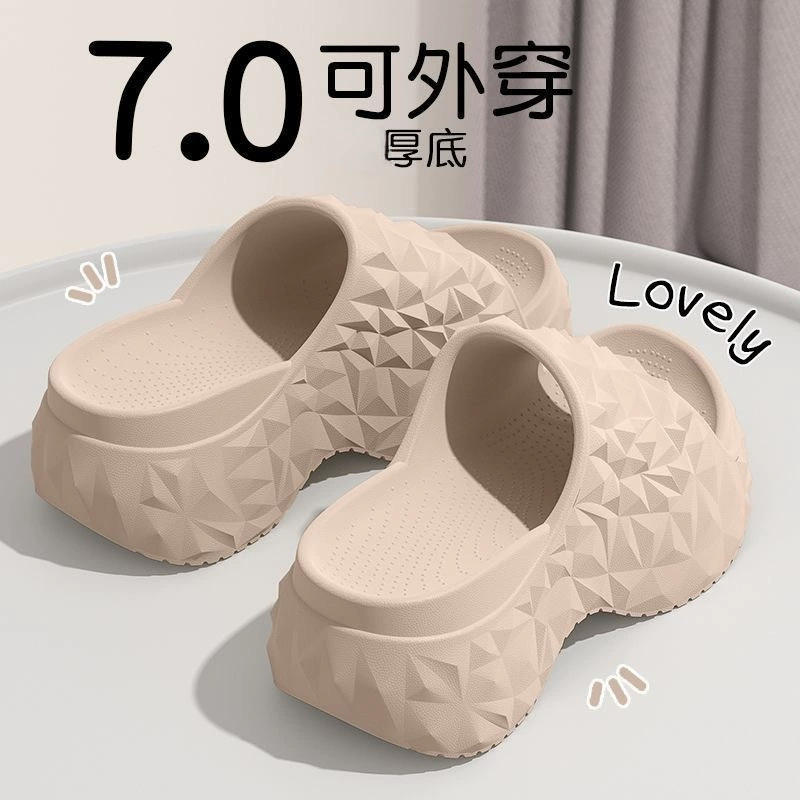 Тапочки Durian для женской летней верхней одежды, новые женские тапочки из ЭВА на толстой подошве, домашние сандалии на мягкой подошве, тапочки