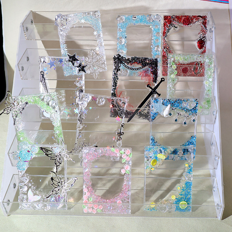 Shell Card Brick Ice Transparent Ocean Series Finished Card Holder Star Family Photo Card Kpop Star Chasing Small Card Gu Protective Card Holder Shell Card Brick Ice Transparent Ocean Series Finished Card Holder Star Family Photo Card Kpop Star Chasing Small Card Gu Protective Card Holder