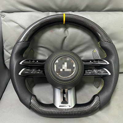 Suitable for Mercedes-Benz Dragonfly AMG steering wheel assembly, GLC260, GLB, E-Class, CLA, all older models upgraded to carbon fiber