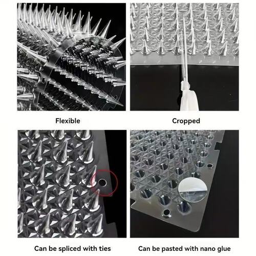 Cross-border outdoor cat repellent mat Anti-cat thorn mat Anti-bird mat PVC pet plastic cushion Anti-scratch sofa for pets