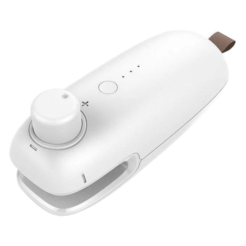 Máquina de sellado recargable alimentos snack preservación máquina de sellado hogar pequeña presión de mano snack clip máquina de sellado