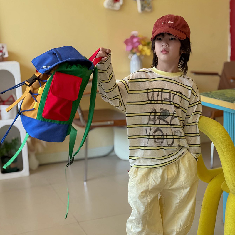 Mochila escolar coreana, mochila para niños