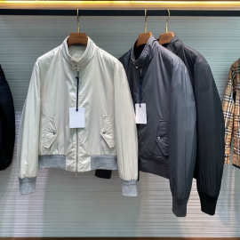 2025秋冬新款尼龙防风男士立领m家保暖羽绒服外套飞行员夹克轻薄