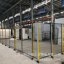 廠家定制上海車間隔離網倉庫分揀隔離網設備隔離欄機器人防護圍欄