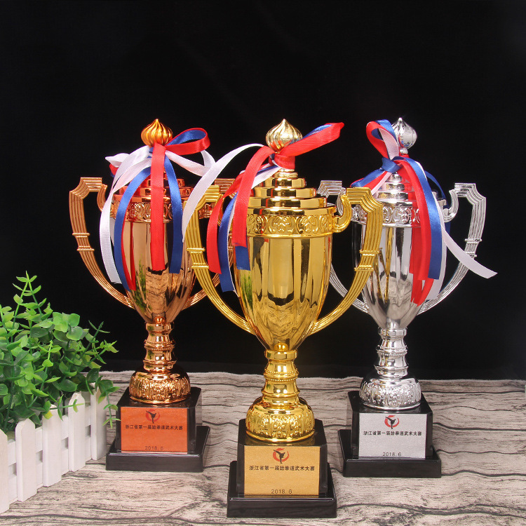 Oro, plata, cobre, trofeo de plástico, trofeo de personalidad, escuela de danza, música, trofeo de artesanía de plástico para niños