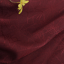 艺术蜘蛛网提花面料新款艺术蜘蛛网花型梭织复古典雅提花布 厂家