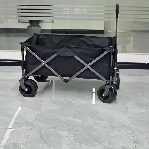 Outdoor camper van small push cart campsite cart picnic foldable push cart shopping small trailer camper van large size