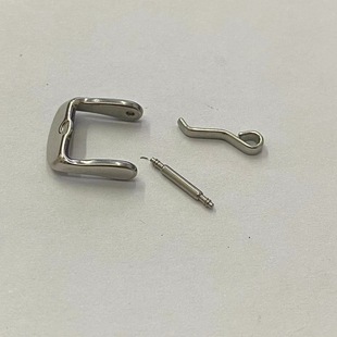 Wholesale stainless steel watch buckle exquisite strap buckle semi-circular arc small face buckle watch hardware accessories